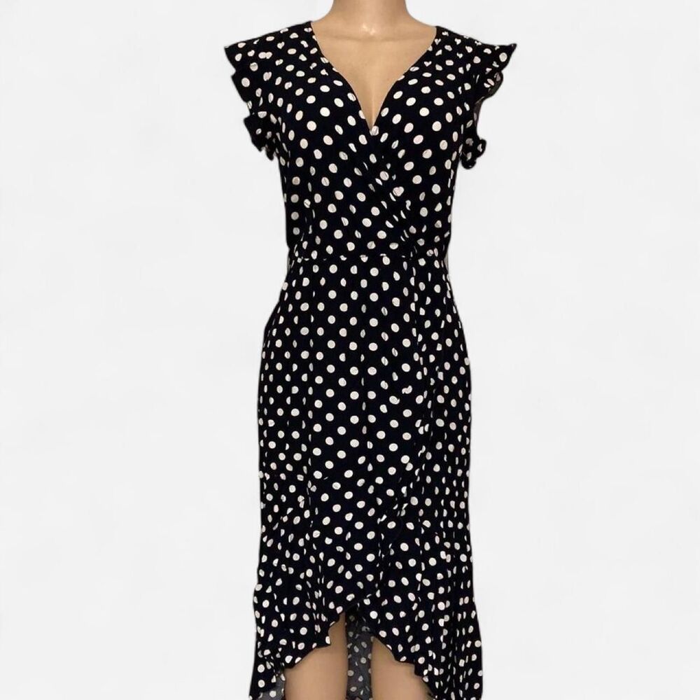Unbranded Women's Navy and Black Dress